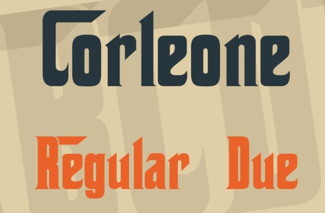 the godfather font