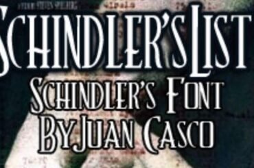 Schindler’s List Font